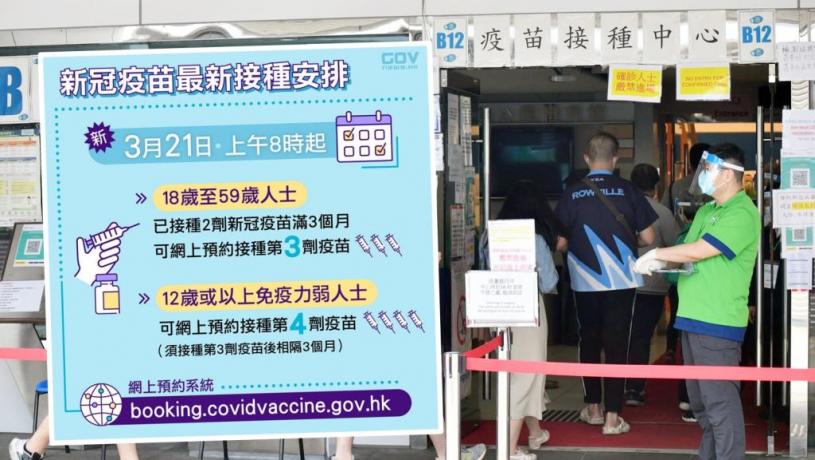 疫情資訊 已接種2劑疫苗滿3個月18至59歲人士可預約打第3針 星島日報 疫情資訊 已接種2劑疫苗滿3個月18至59歲人士可預約打第3針 星島日報
